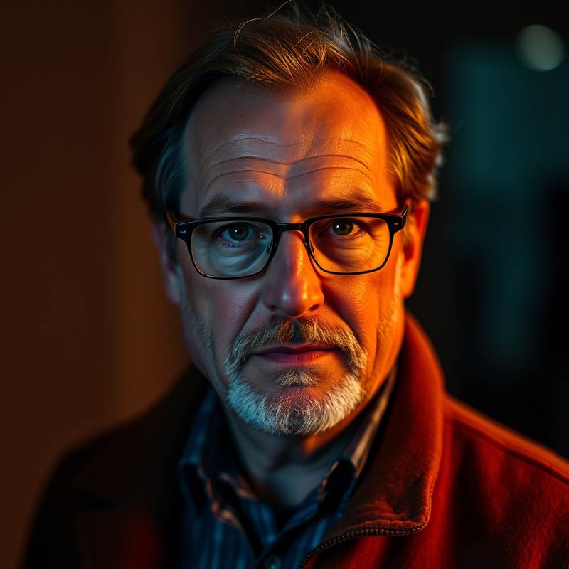 Portrætbillede af Peter Andersen, redaktør og post production supervisor hos Filmkunst Akademiet